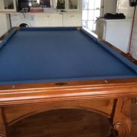 Gorgeous Solid Wood Pool Table