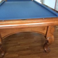 Gorgeous Solid Wood Pool Table With Accessories